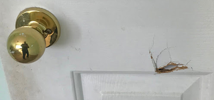 interior door hole repair Sun Village